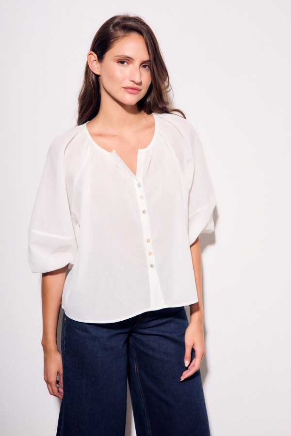 Blusa Algodón Crudo