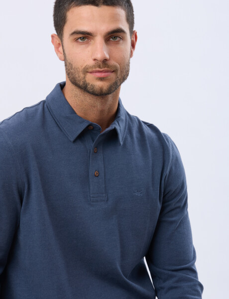 REMERA POLO DE ALGODON Piedra