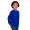 Buzo felpa a la base joven Azul royal
