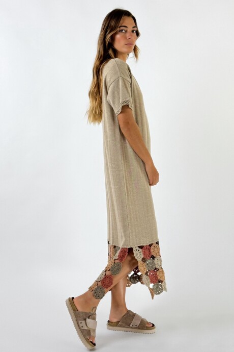 VESTIDO SAPHYRA Beige