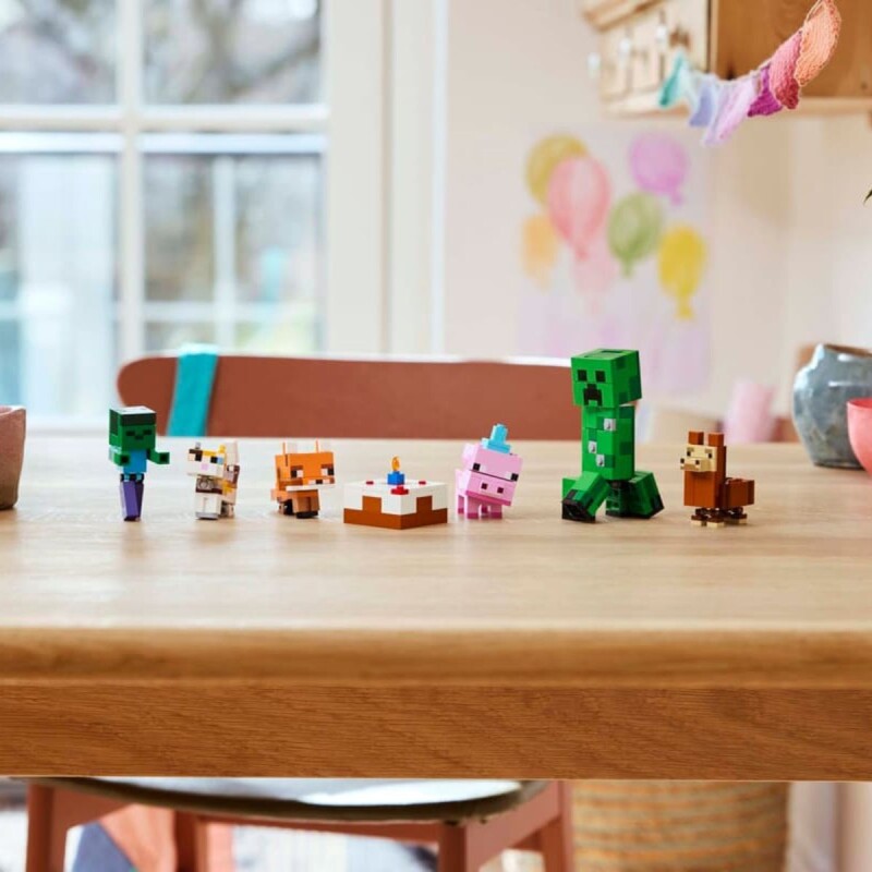 Lego Minecraft Cumpleaños Cerdo bebé Lego Minecraft Cumpleaños Cerdo bebé