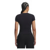 Remera UA Motion Fitted SS Mujer 6013774-008 Negro