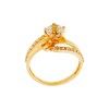 Anillo-Oro bajo-Piedra zirconia-AN8017 conpiedra