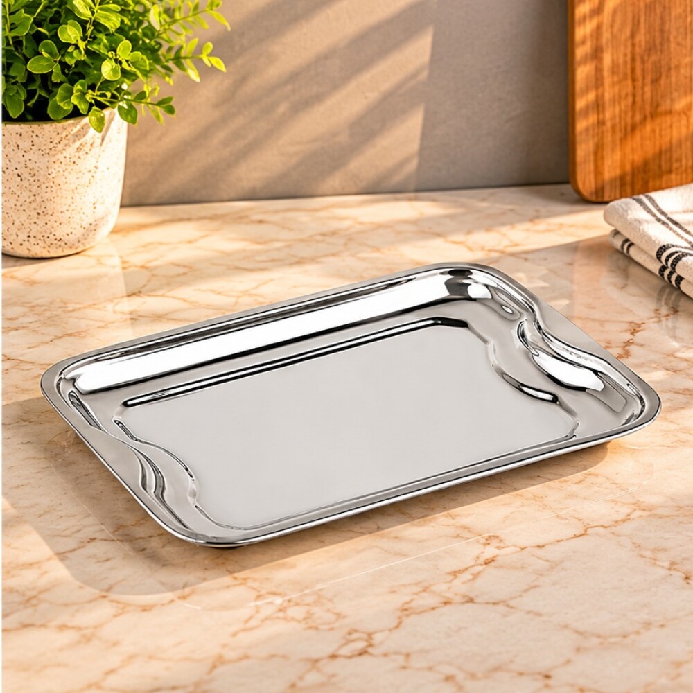 Bandeja acero 46 x 36 cm Bandeja acero 46 x 36 cm