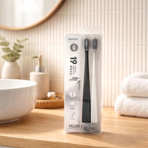 CEPILLO DE DENTAL DE LIMPIEZA PROFUNDA CON CERDAS EN ESPIRAL (PACK DE 2) CEPILLO DE DENTAL DE LIMPIEZA PROFUNDA CON CERDAS EN ESPIRAL (PACK DE 2)