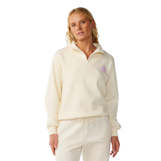 Buzo Rip Curl Party Wave 1/2 Zip - Blanco Buzo Rip Curl Party Wave 1/2 Zip - Blanco