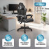 Silla Gamer Ergonomica Escritorio Reclinable Soporta 200kg Negro con Gris GAM003 Silla Gamer Ergonomica Escritorio Reclinable Soporta 200kg Negro con Gris GAM003