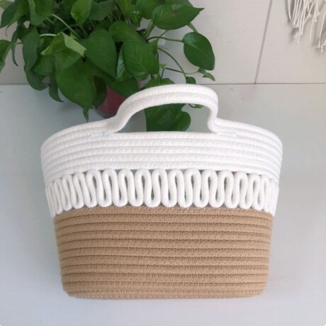Bolso de mano Seamix Beige