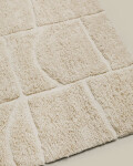 Alfombra Nak jacquard de lana crudo 200 x 300 cm. Alfombra Nak jacquard de lana crudo 200 x 300 cm.