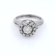 Anillo en oro 18k blanco y brillantes Anillo en oro 18k blanco y brillantes