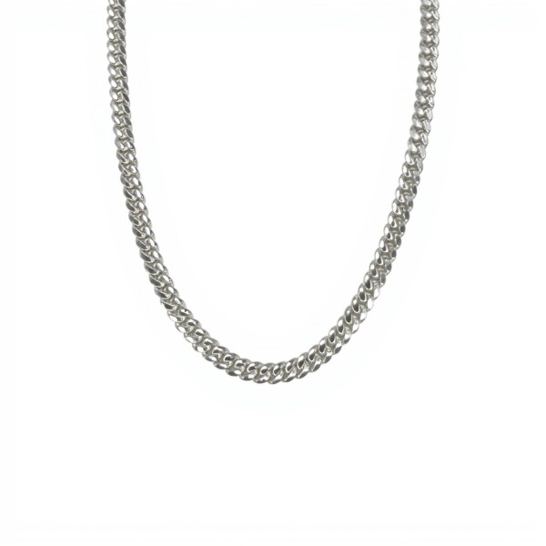 Cadena Cubana - Plata 925 - Sin Piedra - CD3515 sinpiedra