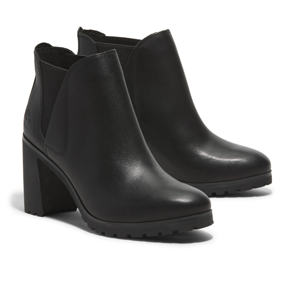 Botas Mid Chelsea Mujer Black Full Grain