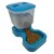 Comedero Automático Dispensador Alimento 8 Litros Mascotas Variante Color Azul