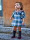 Vestido De Cuadro Escoces Plomo