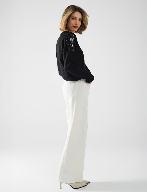 Buzo Lentejuelas NEGRO