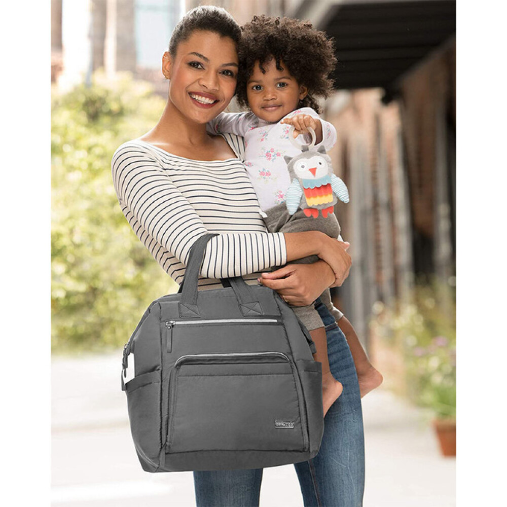 Mochila Maternal Main Frame gris SKIP HOP Mochila Maternal Main Frame gris SKIP HOP