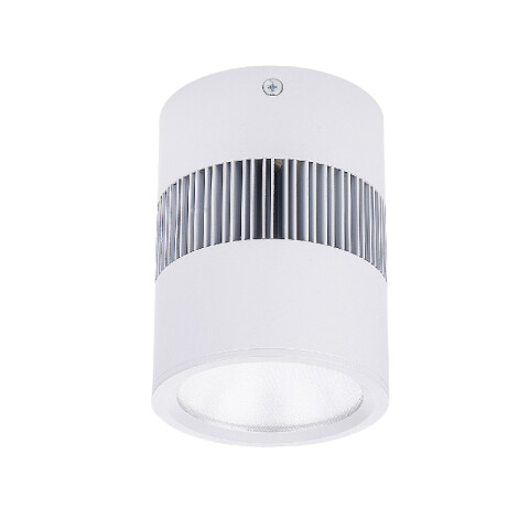 Aplique techo LED integrado blanco 10W 3000K Ø9cm NV0392