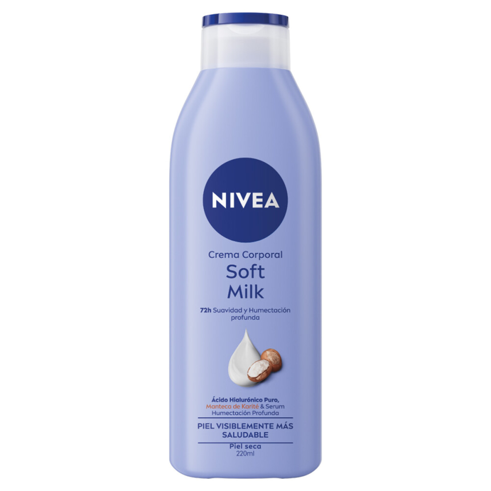 NIVEA BODY MILK SOFT 220ML única