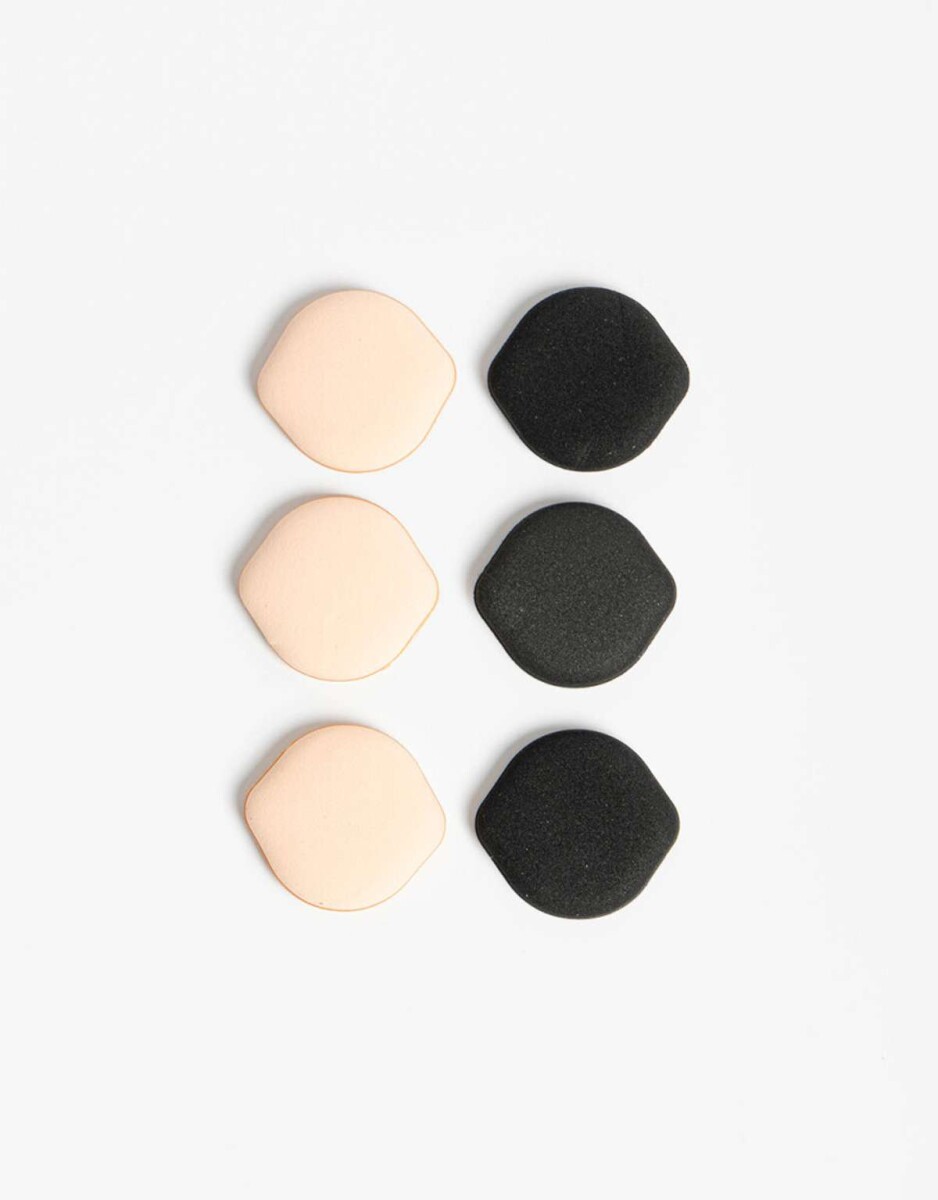 Set De Mini Esponjas De Maquillaje - Combinacion Multicolor 