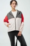 Campera Rumba Gris Me./Rojo
