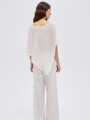 Poncho Frial Marfil / Off White
