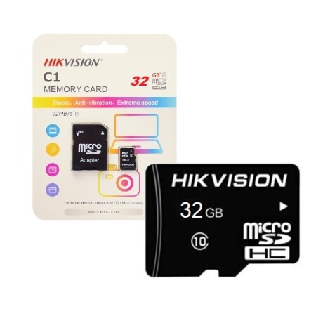 Memoria Micro Sd Hikvision 32GB Clase 10 001