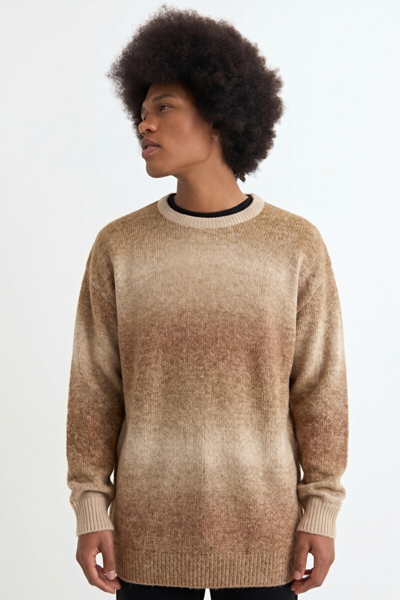 Sweater degradé TOSTADO