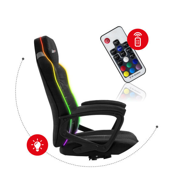 Silla Gamer Huzaro Hz Force 2.5 Luz Rgb SILLA HUZARO HZ FORCE 2.5 LUZ RGB