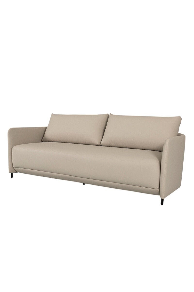 AFAGO SOFA AFAGO 210X83X78CM TELA SIMIL CUERO C3149