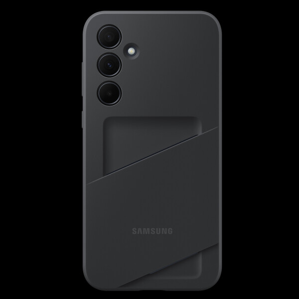 Estuche Protector De Silicona Samsung Galaxy A35 Con Porta Tarjeta NEGRO