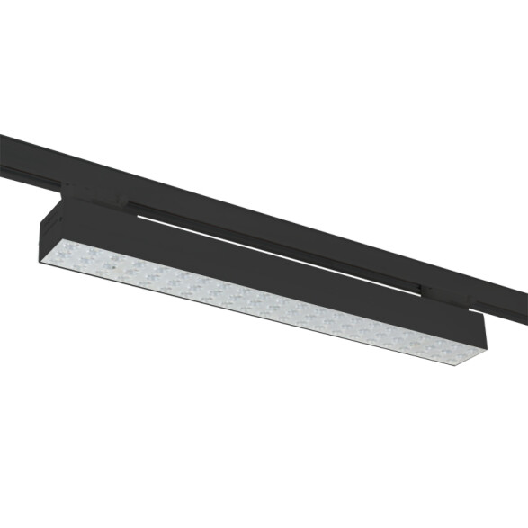 Lum LED lineal p/riel SEKO negro 46W 3000K 90° MN1042