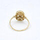 Anillo Antiguo En Oro 18K, Brillantes Y Diamantes Anillo Antiguo En Oro 18K, Brillantes Y Diamantes