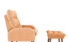 Combo Poltrona con Puf - Nantes Mostaza