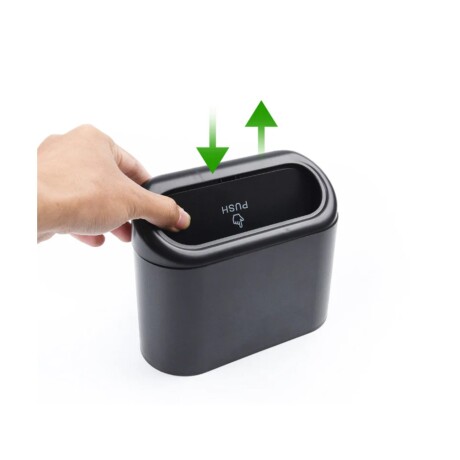 BASURERO PARA PUERTA DE AUTO CON TAPA RETRÁCTIL 15.5*6.5*14CM 001