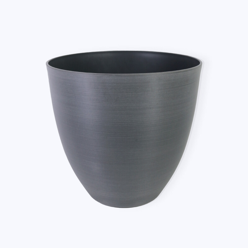 MACETERO PLAST GRIS 37X35CM Unica