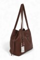 Cartera mujer 100% cuero Marrón