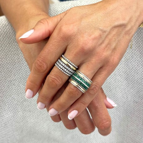 Anillo Merge - Plata y Oro Anillo Merge - Plata y Oro