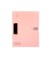 Tabla tipo carpeta A4 con tapa colores pastel Rosado