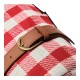 Manta De Picnic Playa Con Correa Cuero Pu 2x2 Metros Negro