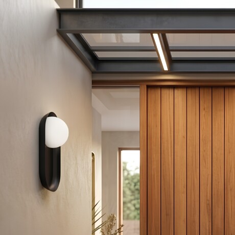 LUMINARIA DE PARED DIMERIZABLE ERICH Luminaria De Pared Dimerizable Erich Negra
