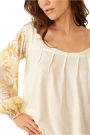 PICKING PETALS TOP Marfil