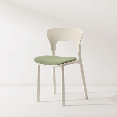 SILLA DE COMEDOR POLIPROPILENO NÓRDICA TAPIZADA