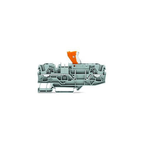 Borne seccionable p/riel 6mm² gris WG2000
