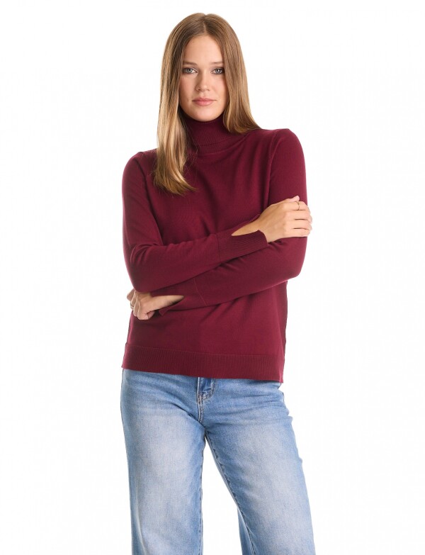 Polera Basica BORDEAUX