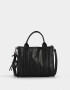 City Cartera City Cuerina - Negro