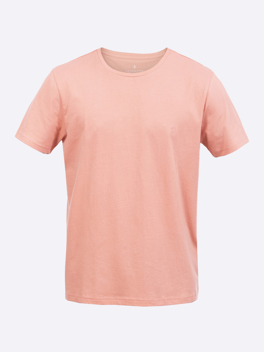 T-shirt sobreteñida - coral 