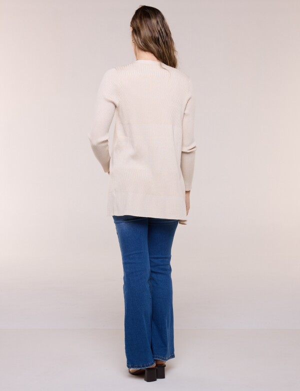 Cardigan Abierto BEIGE