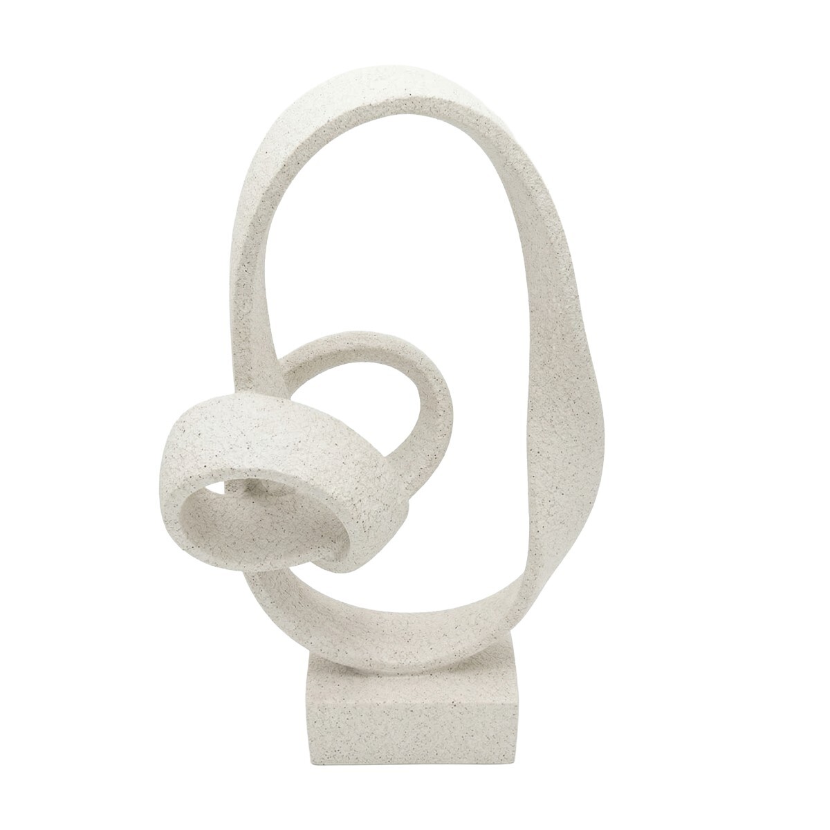 FIGURA CERAMICA GRIS CL 26X44CM 