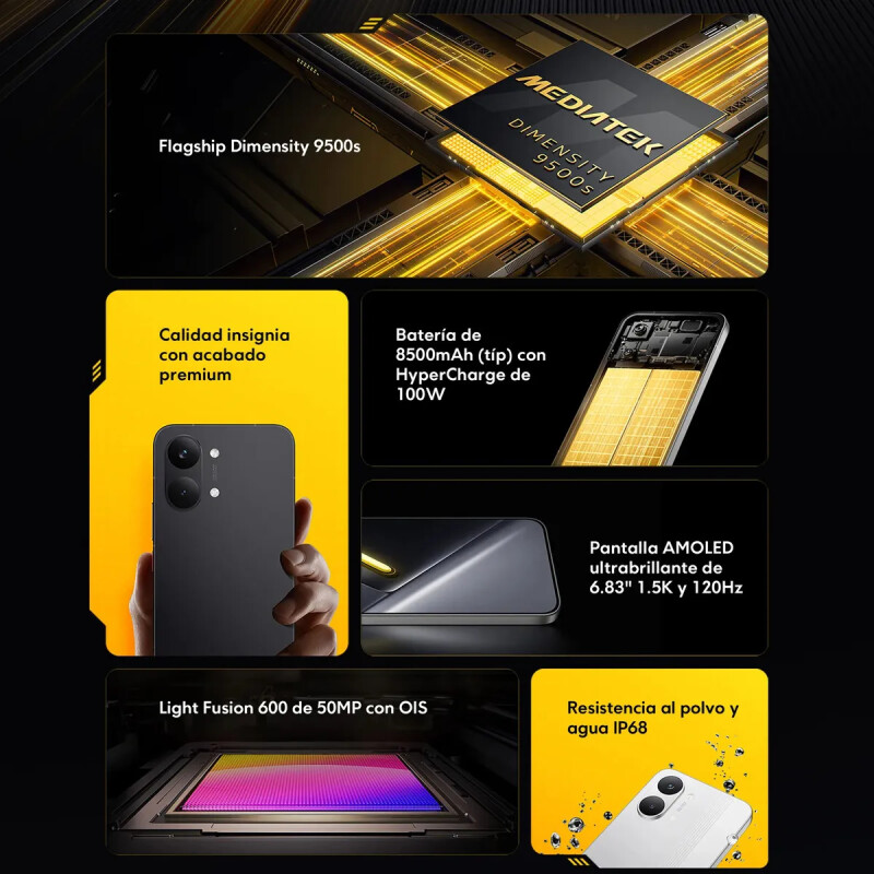 Celular Xiaomi Poco X8 Pro Max 256GB 12GB Orange Celular Xiaomi Poco X8 Pro Max 256GB 12GB Orange