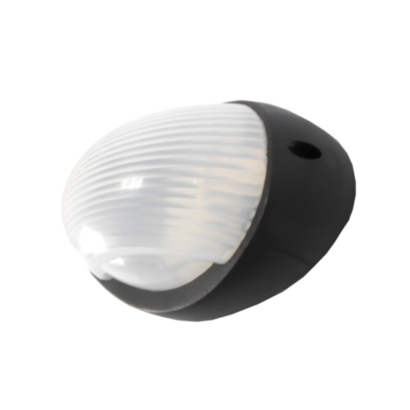 Plafón MEDITERRÁNEO de adosar a pared, apto para exterior, negro AJ3802